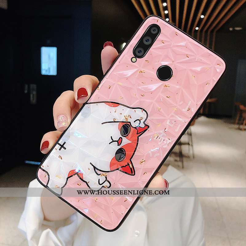 Housse Huawei P30 Lite Protection Personnalité Net Rouge Étui Dessin Animé Jeunesse Tendance Bordeau