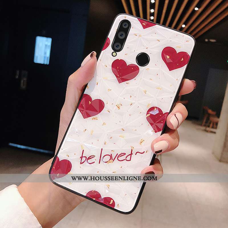 Housse Huawei P30 Lite Protection Personnalité Net Rouge Étui Dessin Animé Jeunesse Tendance Bordeau