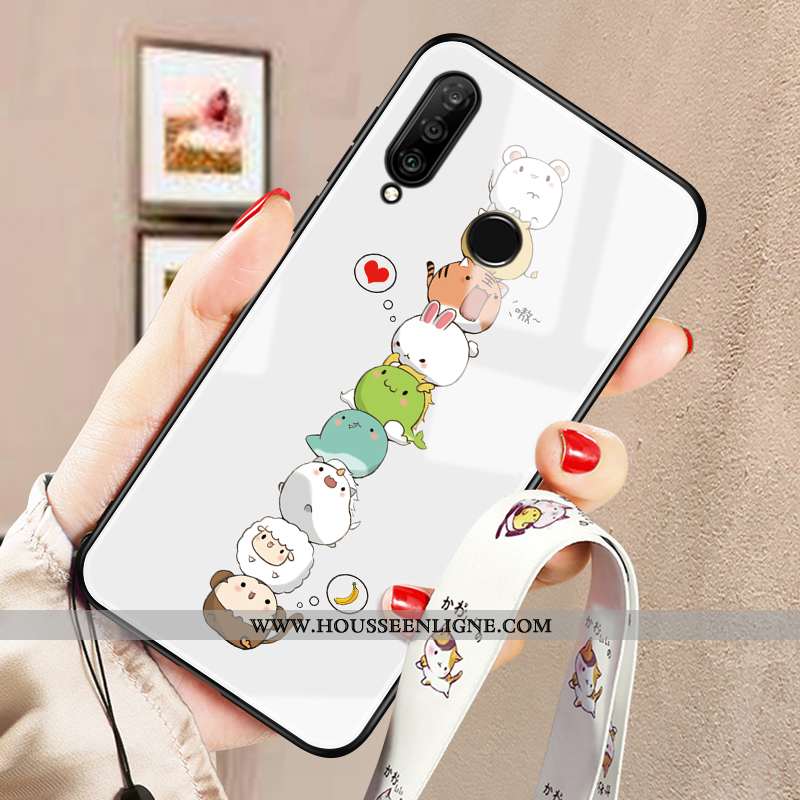 Housse Huawei P30 Lite Silicone Mode Coque Dessin Animé Tendance Téléphone Portable Personnalité Bla