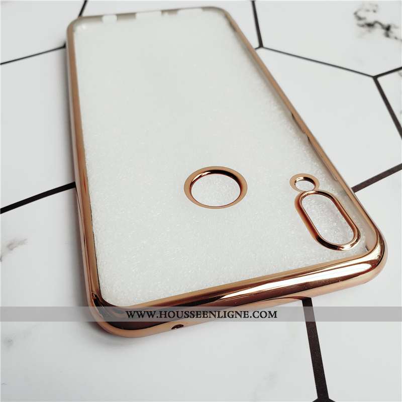 Housse Huawei P30 Lite Silicone Protection Personnalité Étui Tout Compris Fluide Doux Légère Doré