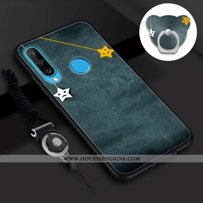 Housse Huawei P30 Lite Tendance Fluide Doux Charmant Coque Téléphone Portable Incassable Mode Rose