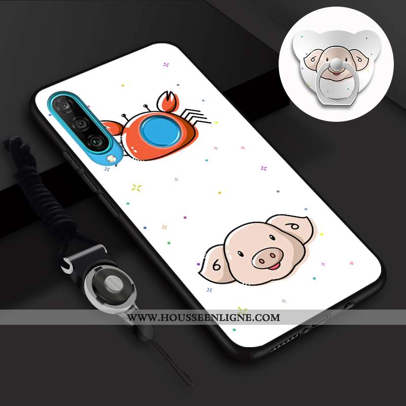 Housse Huawei P30 Lite Tendance Fluide Doux Charmant Coque Téléphone Portable Incassable Mode Rose