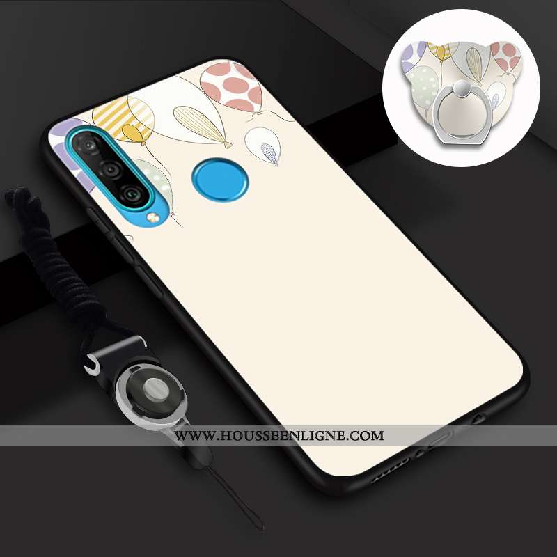 Housse Huawei P30 Lite Tendance Fluide Doux Charmant Coque Téléphone Portable Incassable Mode Rose