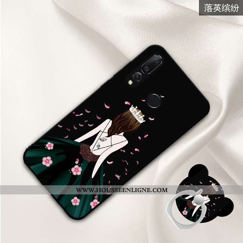 Housse Huawei P30 Lite Xl Dessin Animé Tendance Protection Créatif Téléphone Portable Coque Noir