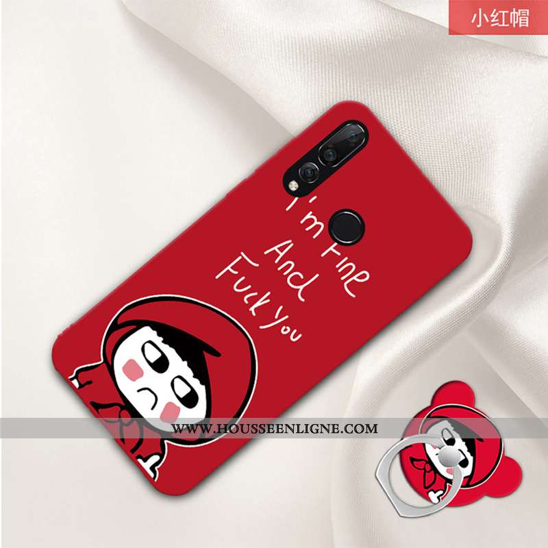 Housse Huawei P30 Lite Xl Dessin Animé Tendance Protection Créatif Téléphone Portable Coque Noir