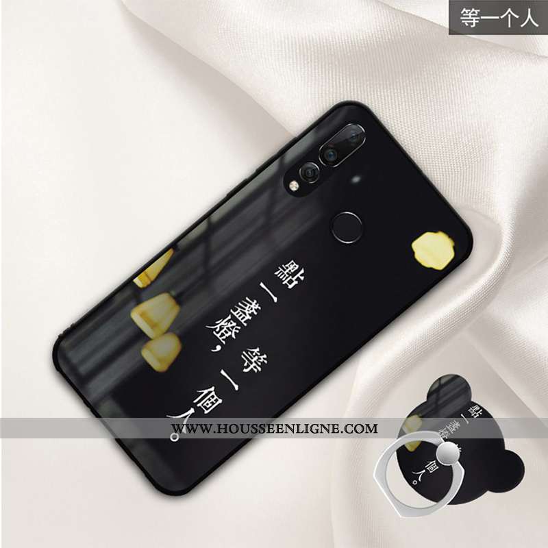 Housse Huawei P30 Lite Xl Dessin Animé Tendance Protection Créatif Téléphone Portable Coque Noir