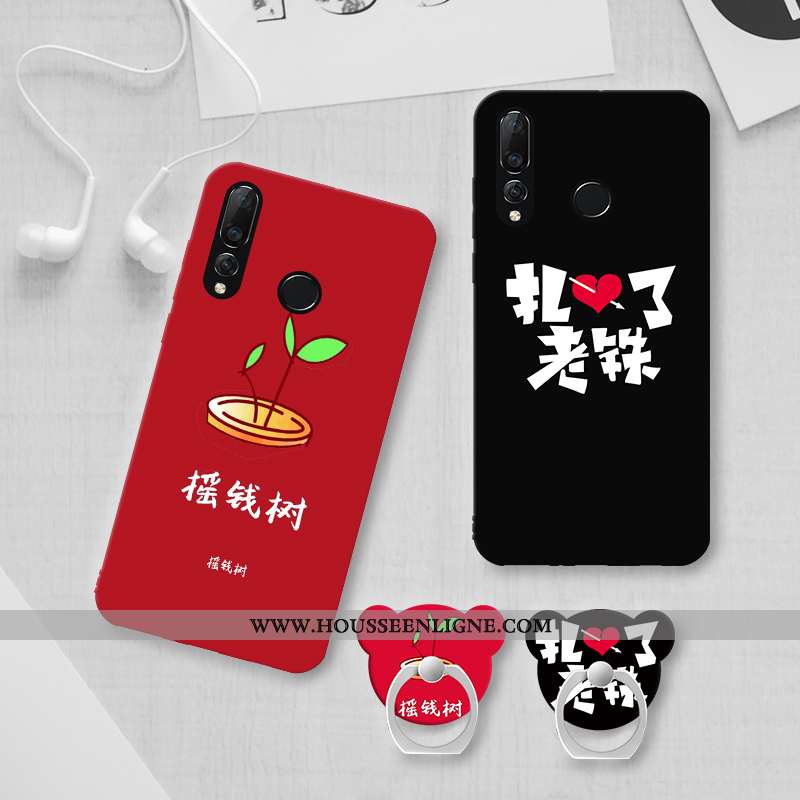 Housse Huawei P30 Lite Xl Dessin Animé Tendance Protection Créatif Téléphone Portable Coque Noir