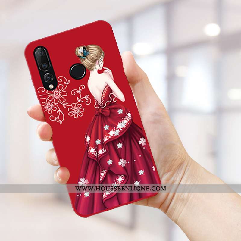 Housse Huawei P30 Lite Xl Dessin Animé Tendance Protection Créatif Téléphone Portable Coque Noir