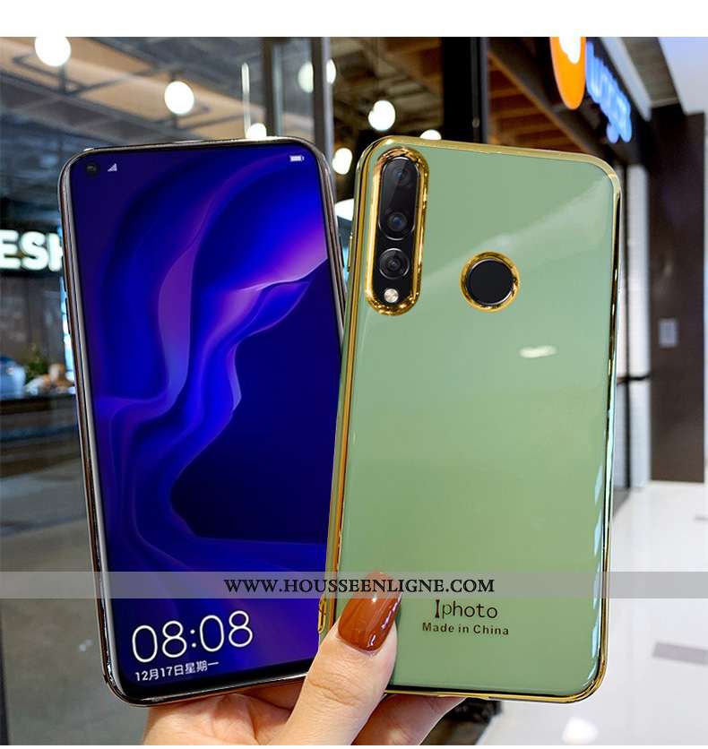 Housse Huawei P30 Lite Xl Fluide Doux Silicone Vert Téléphone Portable Gris Ultra Tendance Turquoise