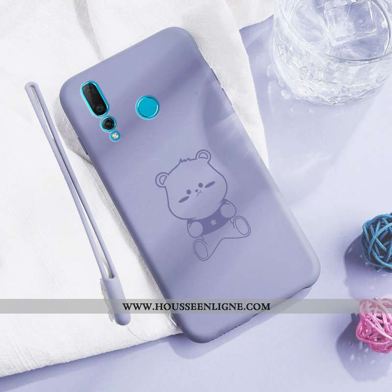 Housse Huawei P30 Lite Xl Protection Créatif Coque Vert Silicone Vent Simple Verte