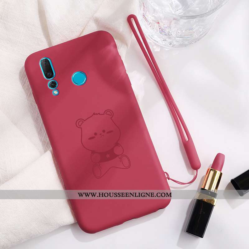 Housse Huawei P30 Lite Xl Protection Créatif Coque Vert Silicone Vent Simple Verte