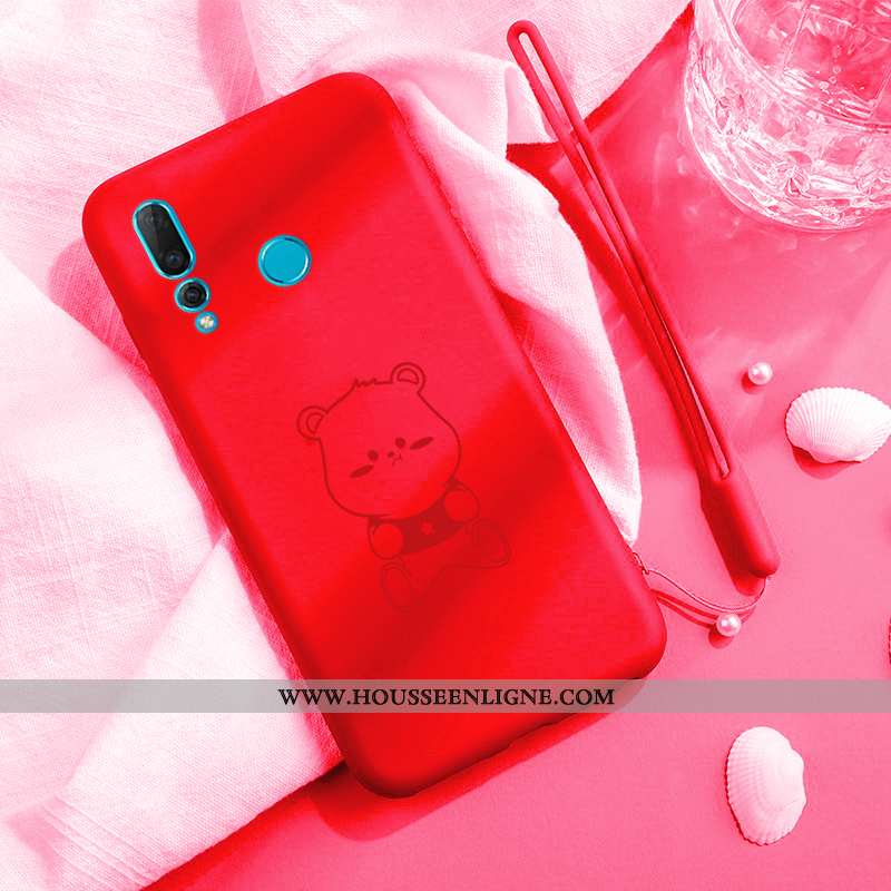 Housse Huawei P30 Lite Xl Protection Créatif Coque Vert Silicone Vent Simple Verte