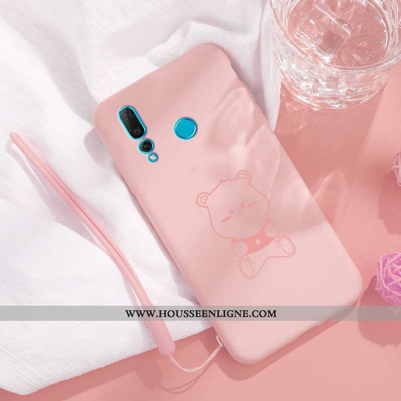 Housse Huawei P30 Lite Xl Protection Créatif Coque Vert Silicone Vent Simple Verte