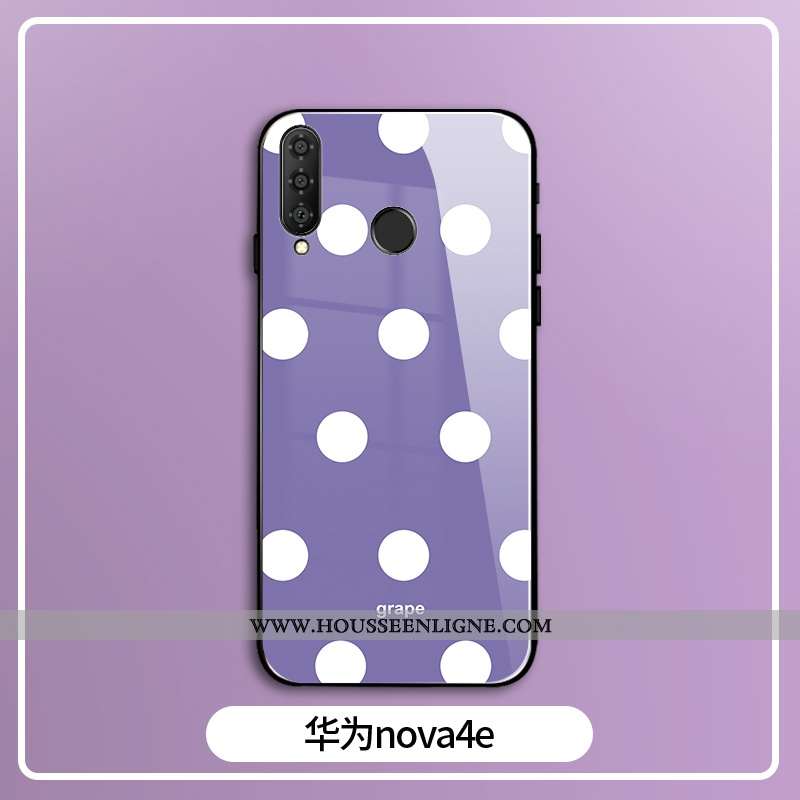 Housse Huawei P30 Lite Xl Protection Verre Point D'onde Vert Mode Téléphone Portable Incassable Vert