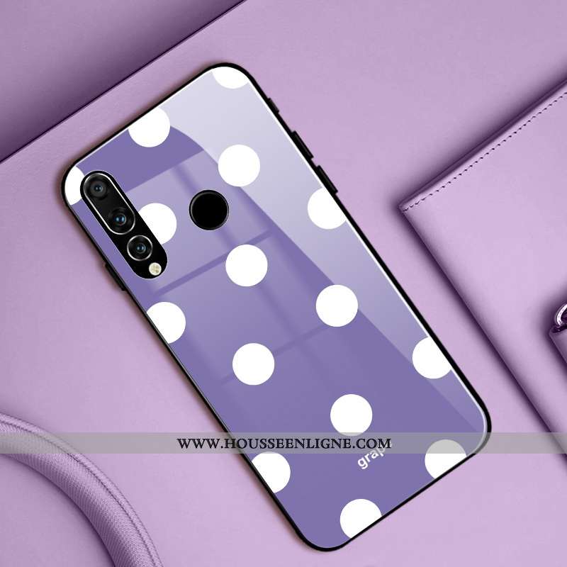 Housse Huawei P30 Lite Xl Protection Verre Point D'onde Vert Mode Téléphone Portable Incassable Vert
