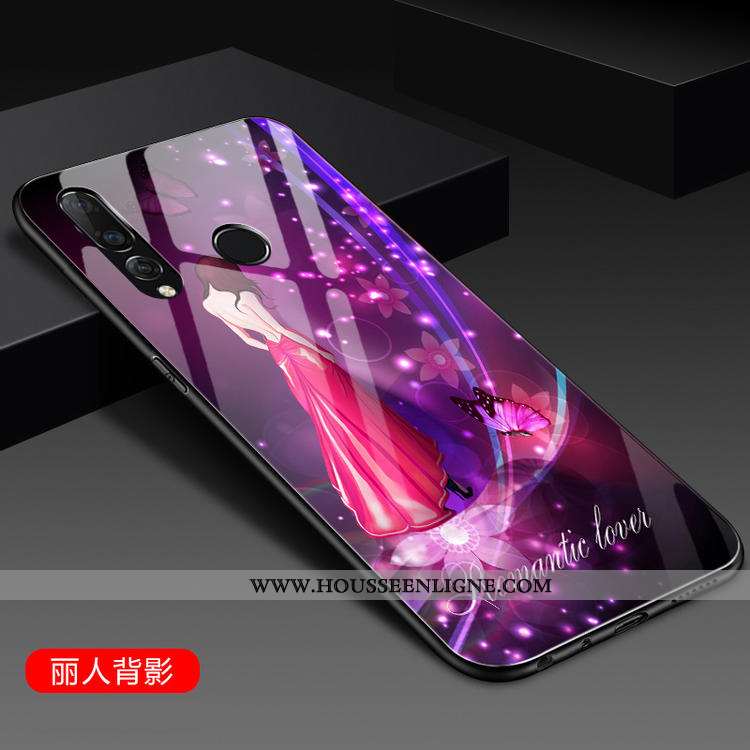Housse Huawei P30 Lite Xl Silicone Mode Tendance Incassable Net Rouge Rouge Personnalité Rose