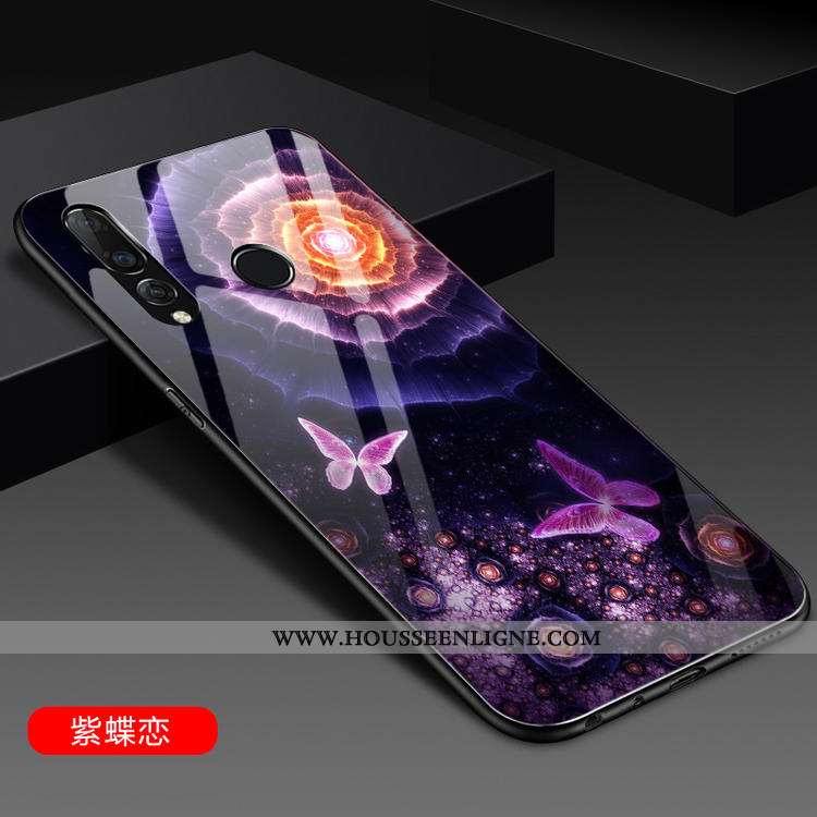 Housse Huawei P30 Lite Xl Silicone Mode Tendance Incassable Net Rouge Rouge Personnalité Rose