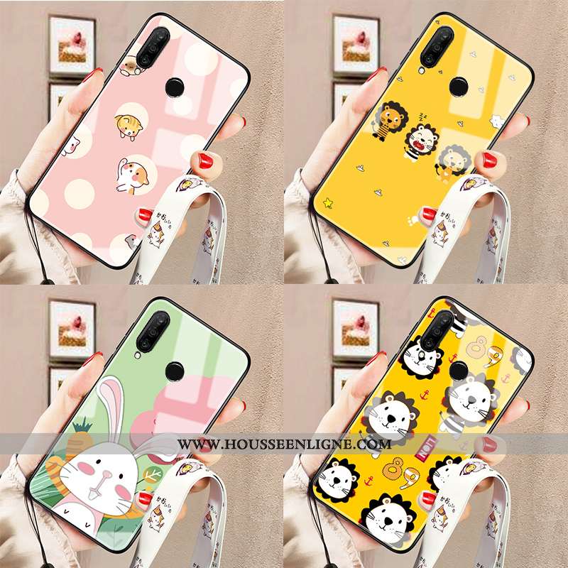 Housse Huawei P30 Lite Xl Tendance Protection Tout Compris Ornements Suspendus Coque Difficile Télép