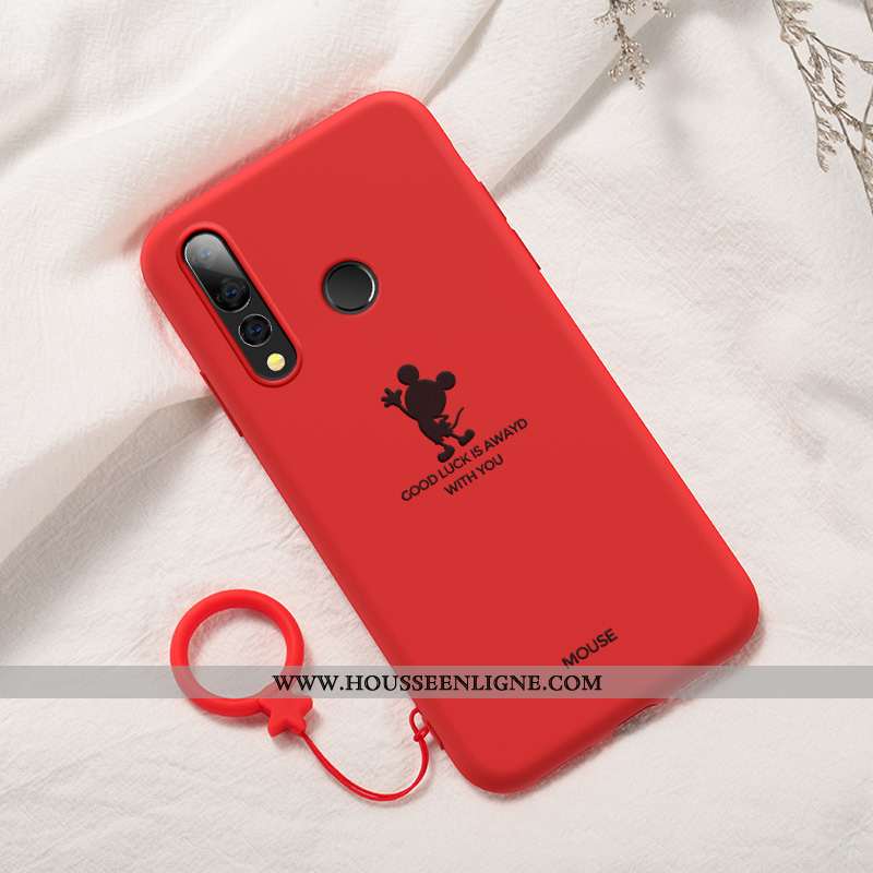 Housse Huawei P30 Lite Xl Tendance Silicone Incassable Créatif Rouge Personnalité Téléphone Portable