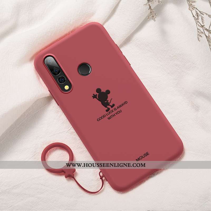 Housse Huawei P30 Lite Xl Tendance Silicone Incassable Créatif Rouge Personnalité Téléphone Portable