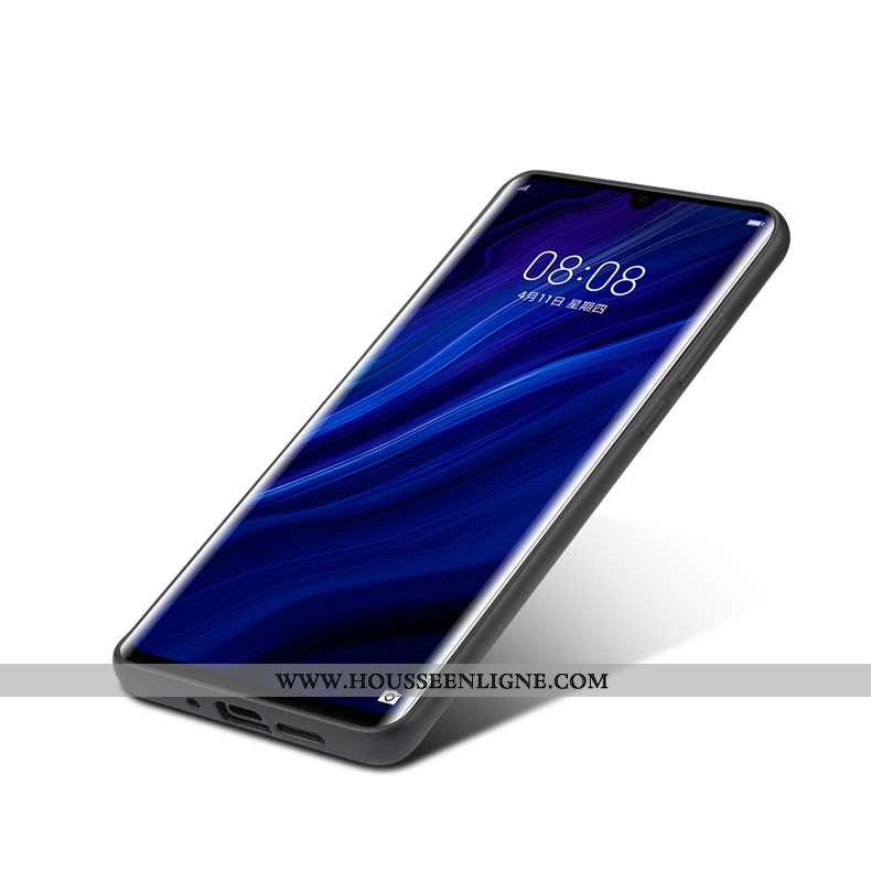 Housse Huawei P30 Légère Fluide Doux Étui Légères Gris Coque Tout Compris
