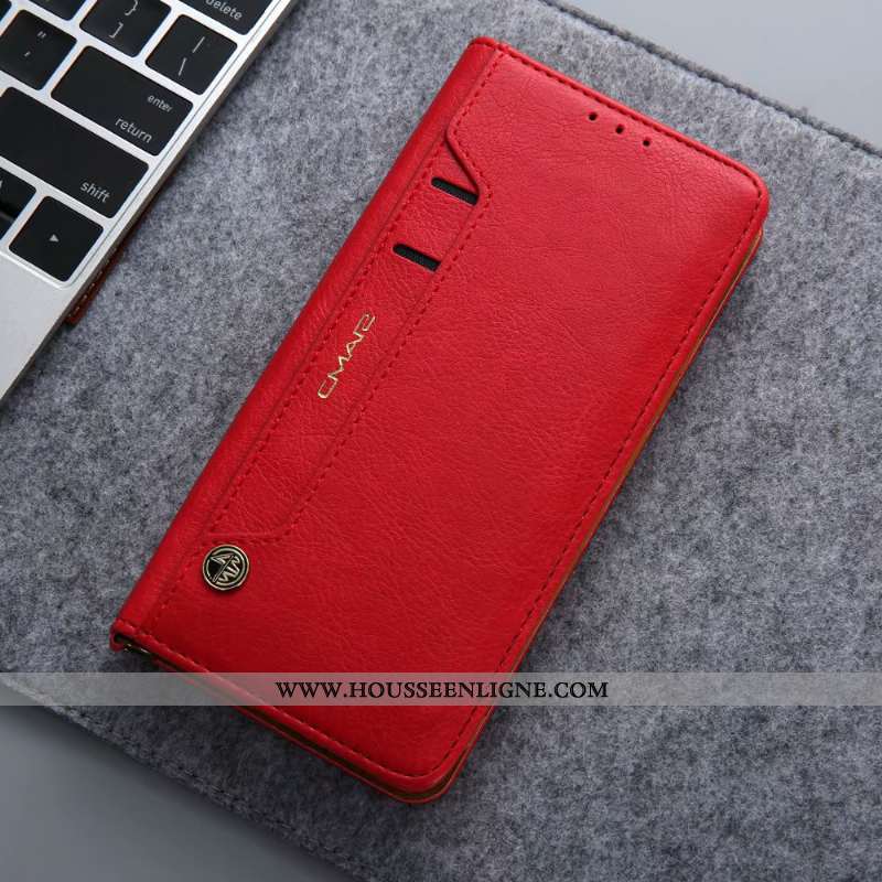 Housse Huawei P30 Pro Portefeuille Cuir Étui Coque Bleu Marin Silicone Incassable Bleu Foncé