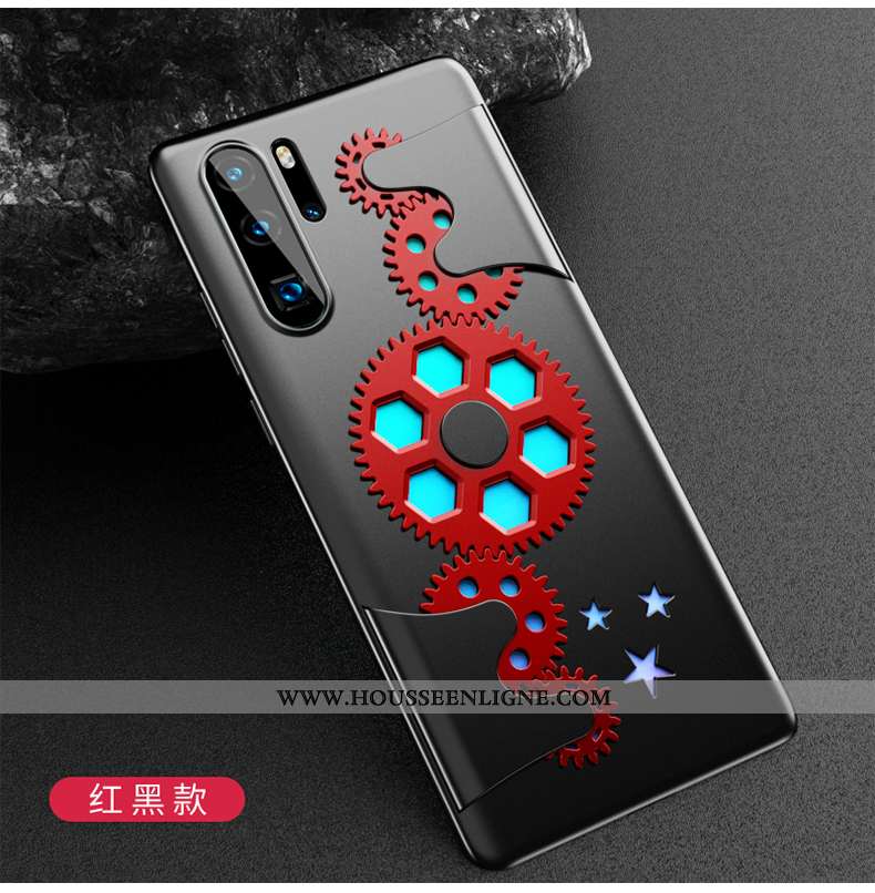 Housse Huawei P30 Pro Protection Délavé En Daim Créatif Personnalité Tendance Rouge Téléphone Portab