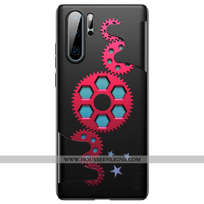 Housse Huawei P30 Pro Silicone Créatif Vent Enfant Décompression Célébrité Jours Noir