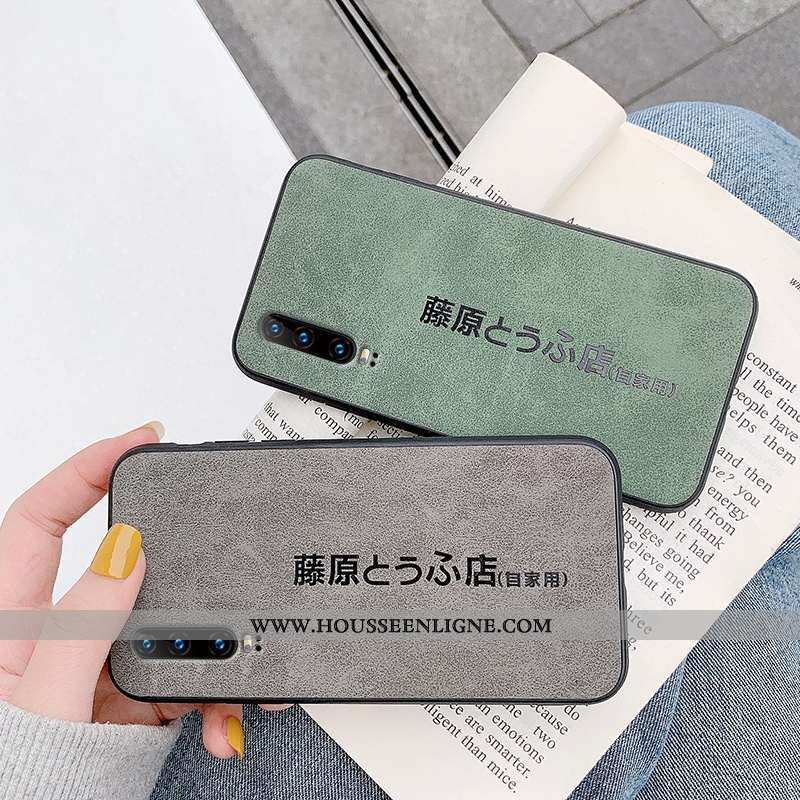 Housse Huawei P30 Protection Créatif Étui Business Ultra Téléphone Portable Silicone Verte