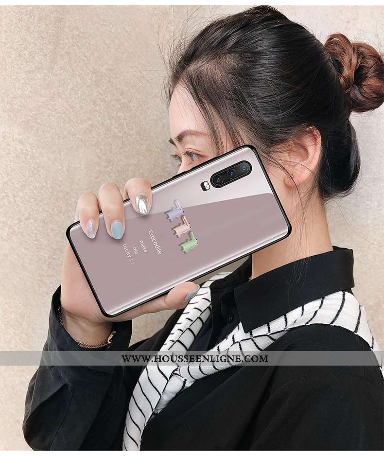 Housse Huawei P30 Tendance Légère Étui Incassable Verre Petit Ultra Violet