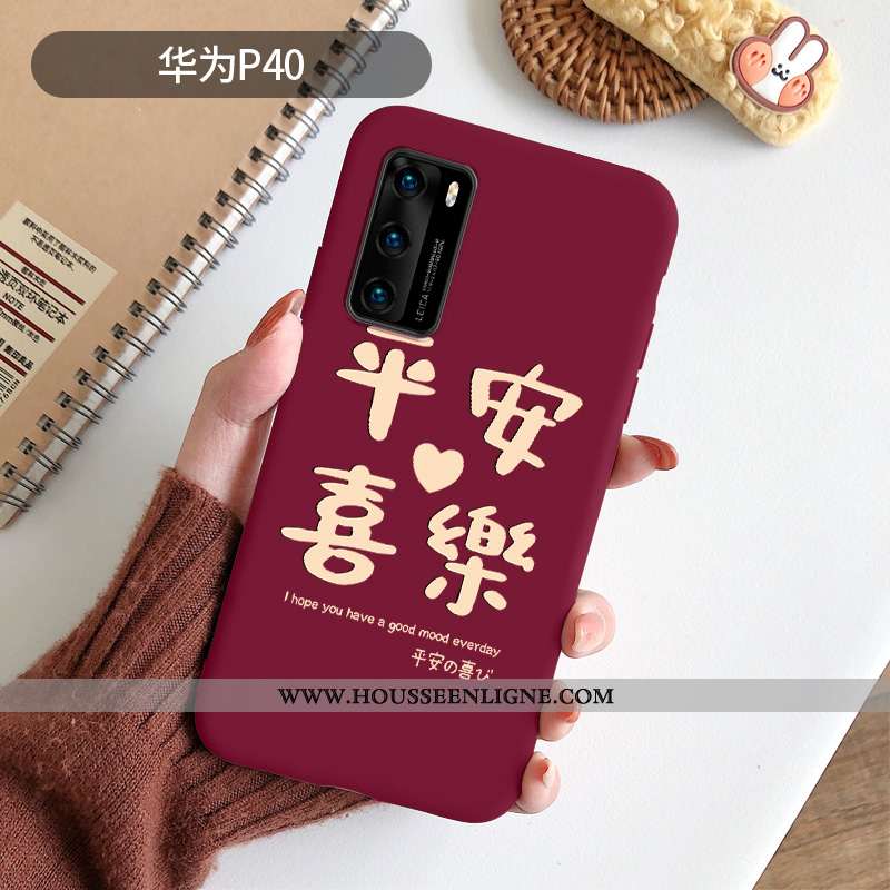 Housse Huawei P40 Créatif Ultra Téléphone Portable Délavé En Daim Incassable Personnalité Tout Compr