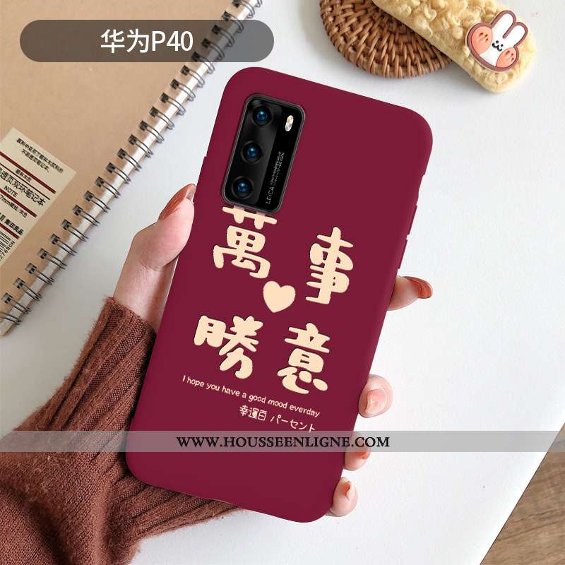 Housse Huawei P40 Créatif Ultra Téléphone Portable Délavé En Daim Incassable Personnalité Tout Compr