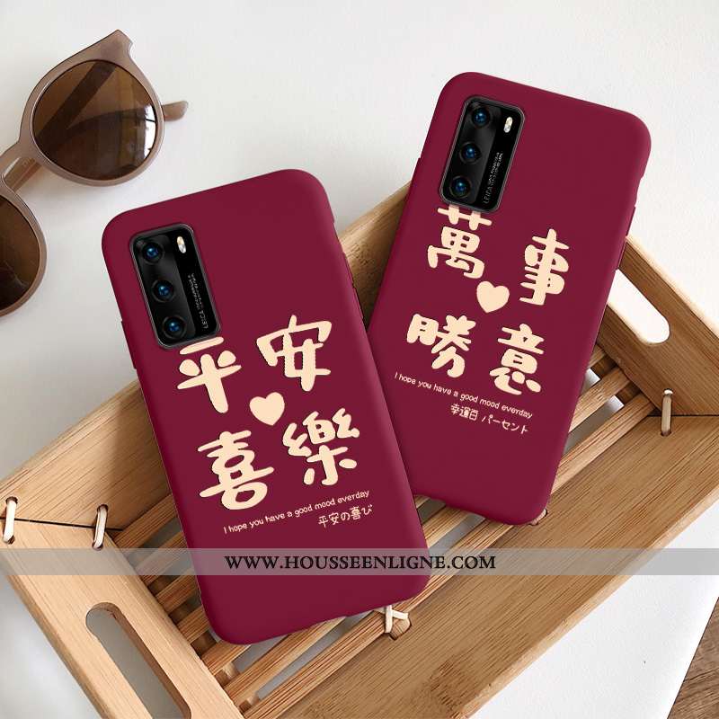 Housse Huawei P40 Créatif Ultra Téléphone Portable Délavé En Daim Incassable Personnalité Tout Compr