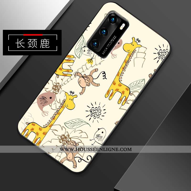 Housse Huawei P40 Dessin Animé Ultra Téléphone Portable Incassable Personnalité Net Rouge Tendance B