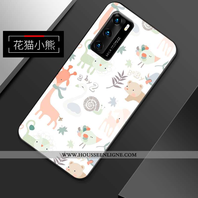 Housse Huawei P40 Dessin Animé Ultra Téléphone Portable Incassable Personnalité Net Rouge Tendance B