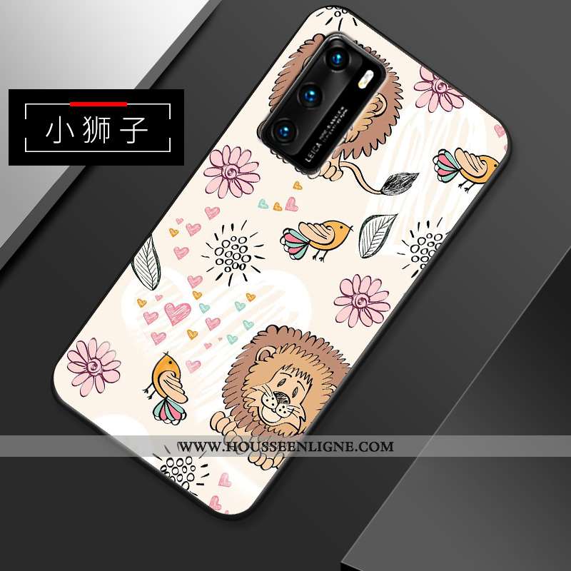 Housse Huawei P40 Dessin Animé Ultra Téléphone Portable Incassable Personnalité Net Rouge Tendance B