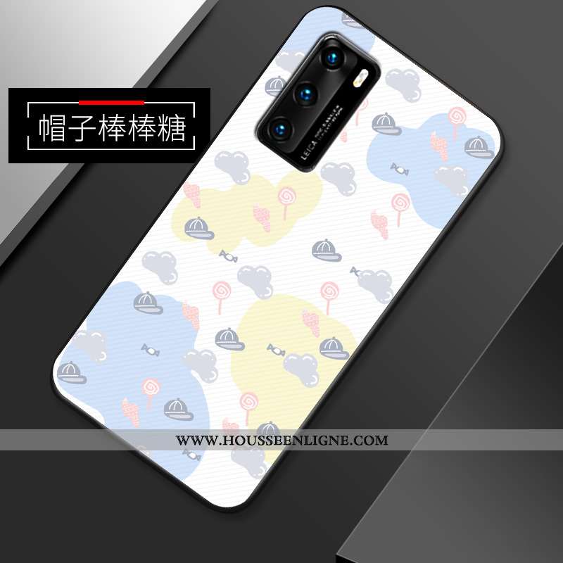 Housse Huawei P40 Dessin Animé Ultra Téléphone Portable Incassable Personnalité Net Rouge Tendance B