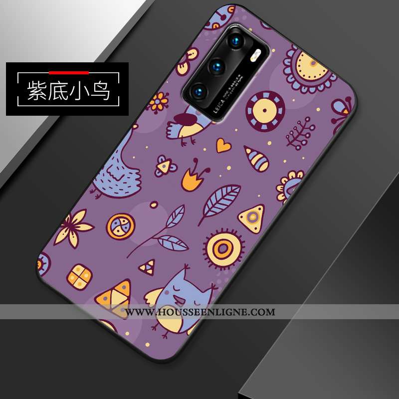 Housse Huawei P40 Dessin Animé Ultra Téléphone Portable Incassable Personnalité Net Rouge Tendance B