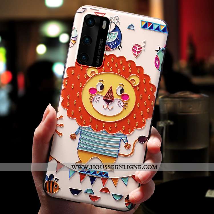 Housse Huawei P40 Fluide Doux Silicone Légère Incassable Tout Compris Ultra Vent Rose