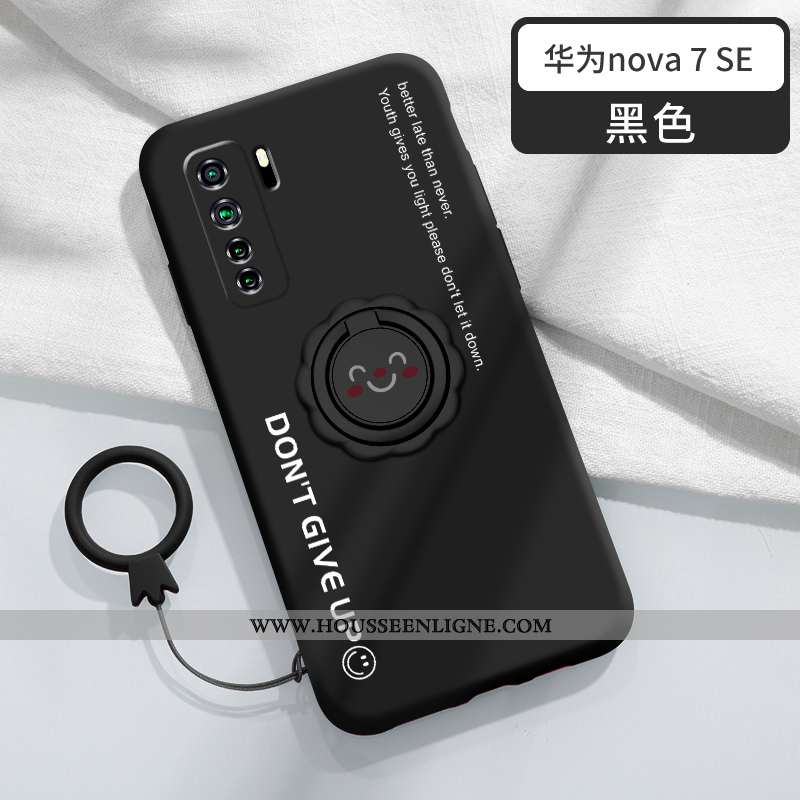 Housse Huawei P40 Lite 5g Légère Fluide Doux Anneau Support Tout Compris Incassable Protection Bleu