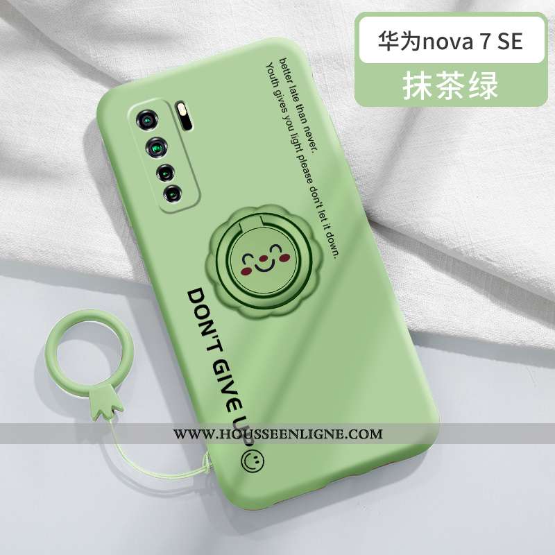 Housse Huawei P40 Lite 5g Légère Fluide Doux Anneau Support Tout Compris Incassable Protection Bleu