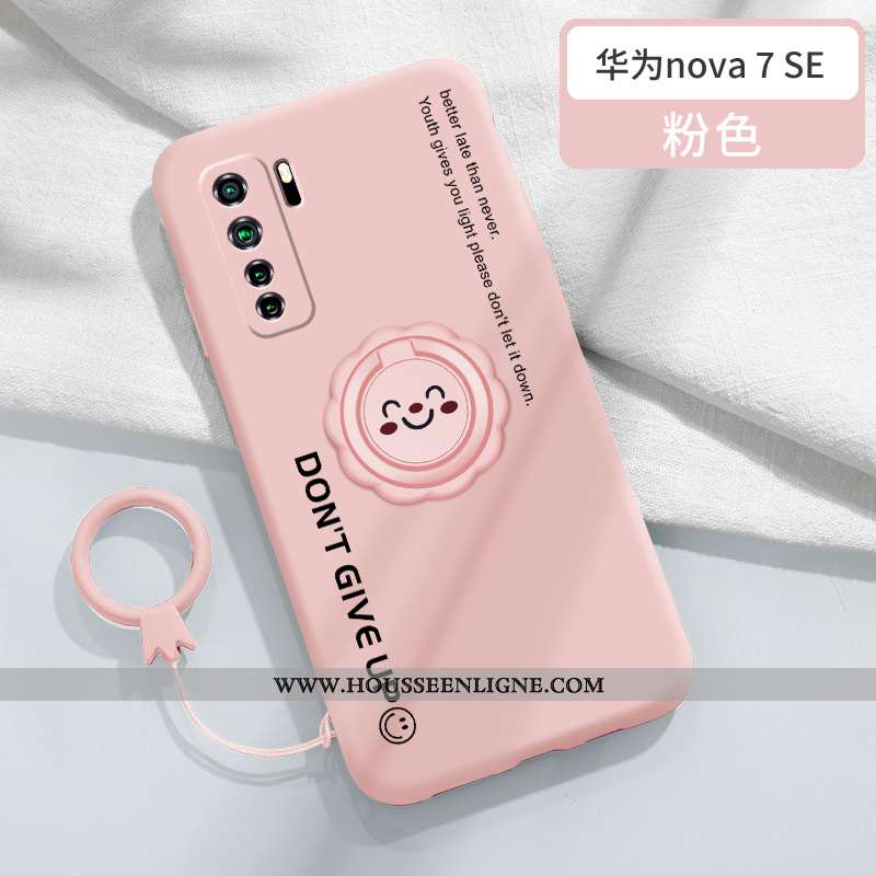 Housse Huawei P40 Lite 5g Légère Fluide Doux Anneau Support Tout Compris Incassable Protection Bleu