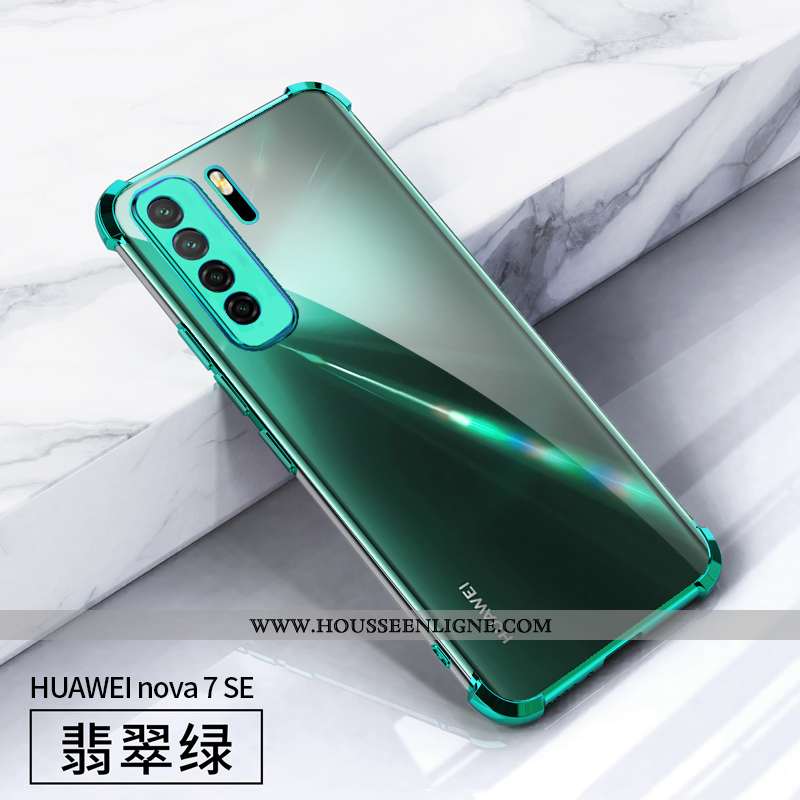 Housse Huawei P40 Lite 5g Légère Fluide Doux Coque Placage Incassable Rouge Étui