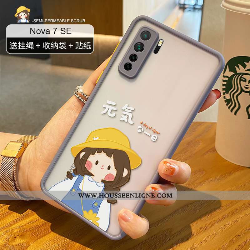 Housse Huawei P40 Lite 5g Personnalité Créatif Transparent Charmant Vert Incassable Coque Verte