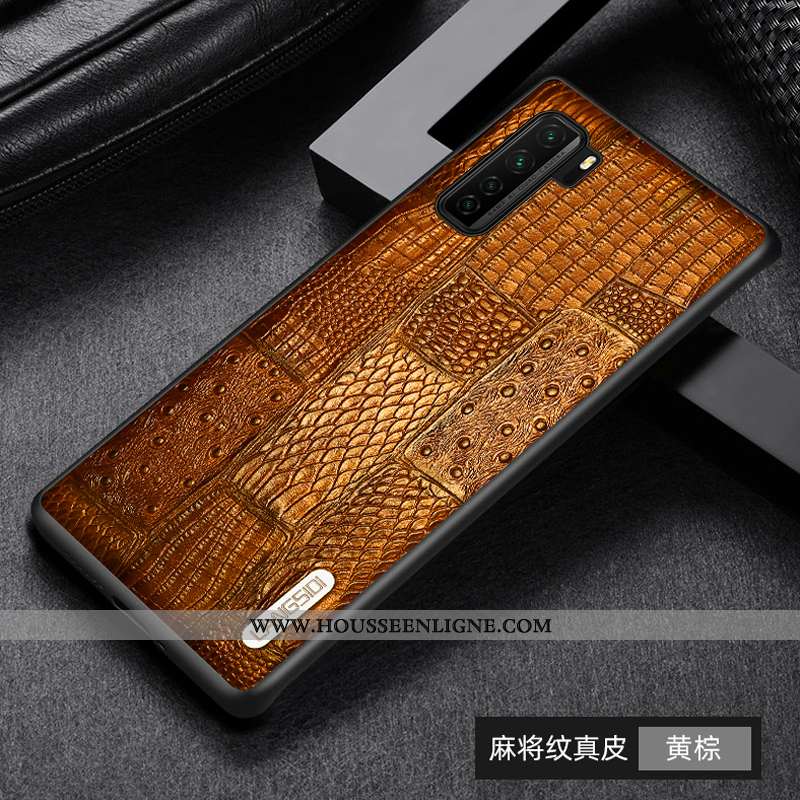 Housse Huawei P40 Lite 5g Protection Cuir Véritable Business Téléphone Portable Tout Compris Incassa