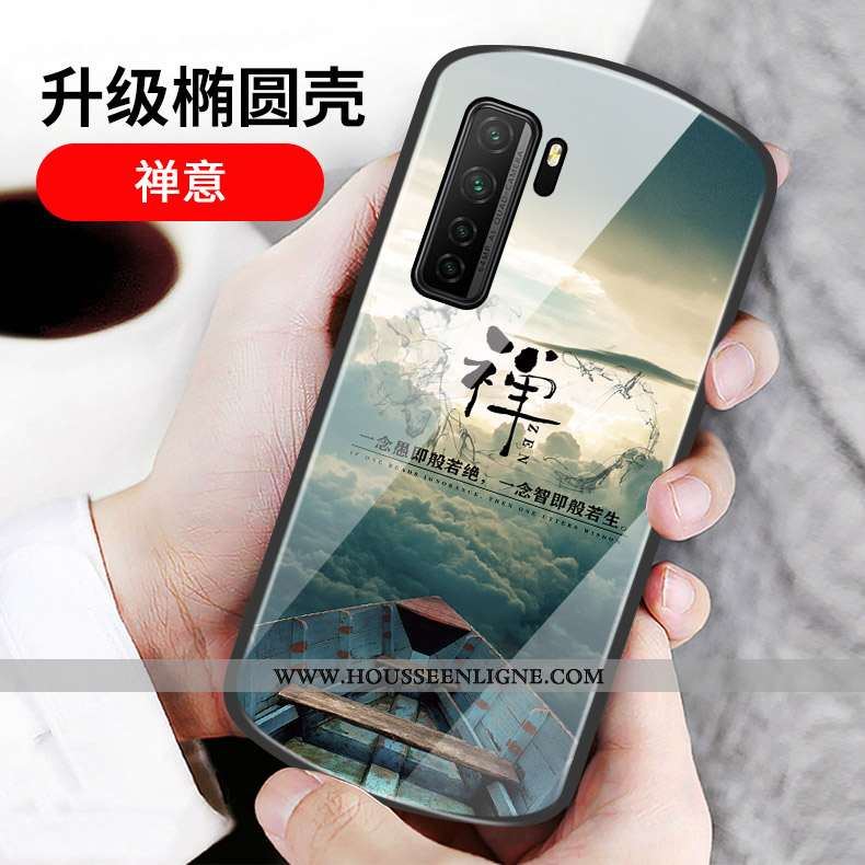 Housse Huawei P40 Lite 5g Protection Verre Mois Coque Rond Cœur Incassable Rose