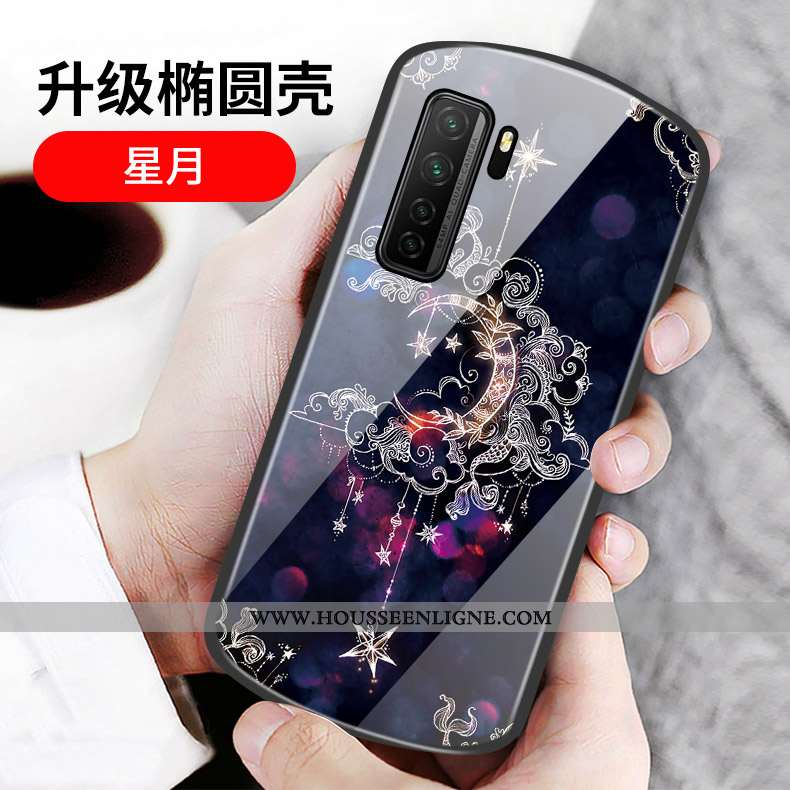 Housse Huawei P40 Lite 5g Protection Verre Mois Coque Rond Cœur Incassable Rose