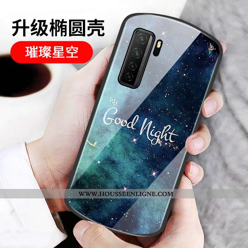 Housse Huawei P40 Lite 5g Protection Verre Mois Coque Rond Cœur Incassable Rose