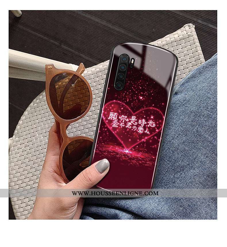 Housse Huawei P40 Lite 5g Protection Verre Mois Coque Rond Cœur Incassable Rose