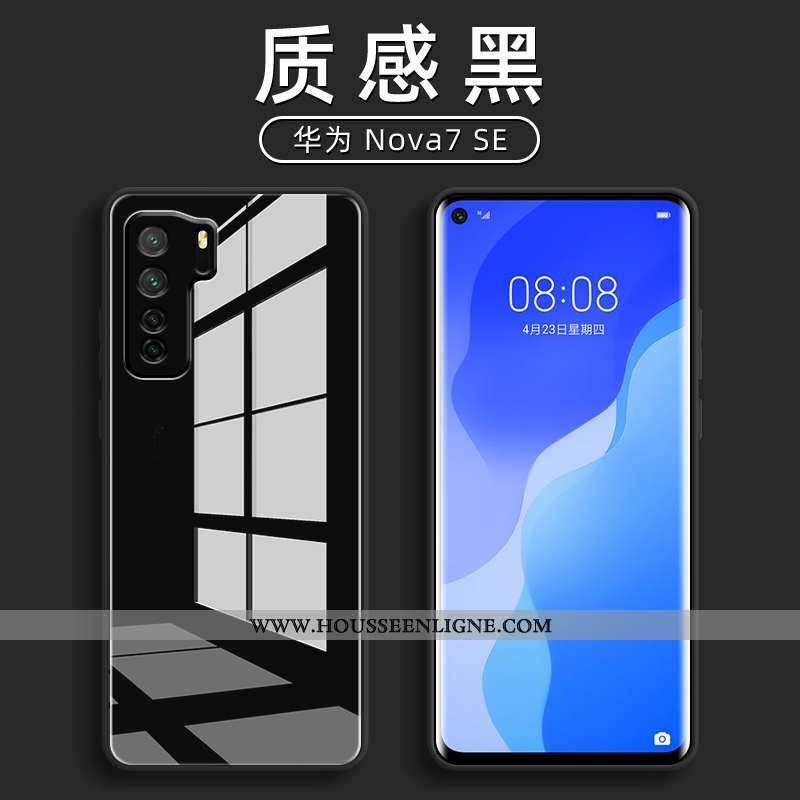Housse Huawei P40 Lite 5g Ultra Tendance Verre Tout Compris Net Rouge Téléphone Portable Protection 